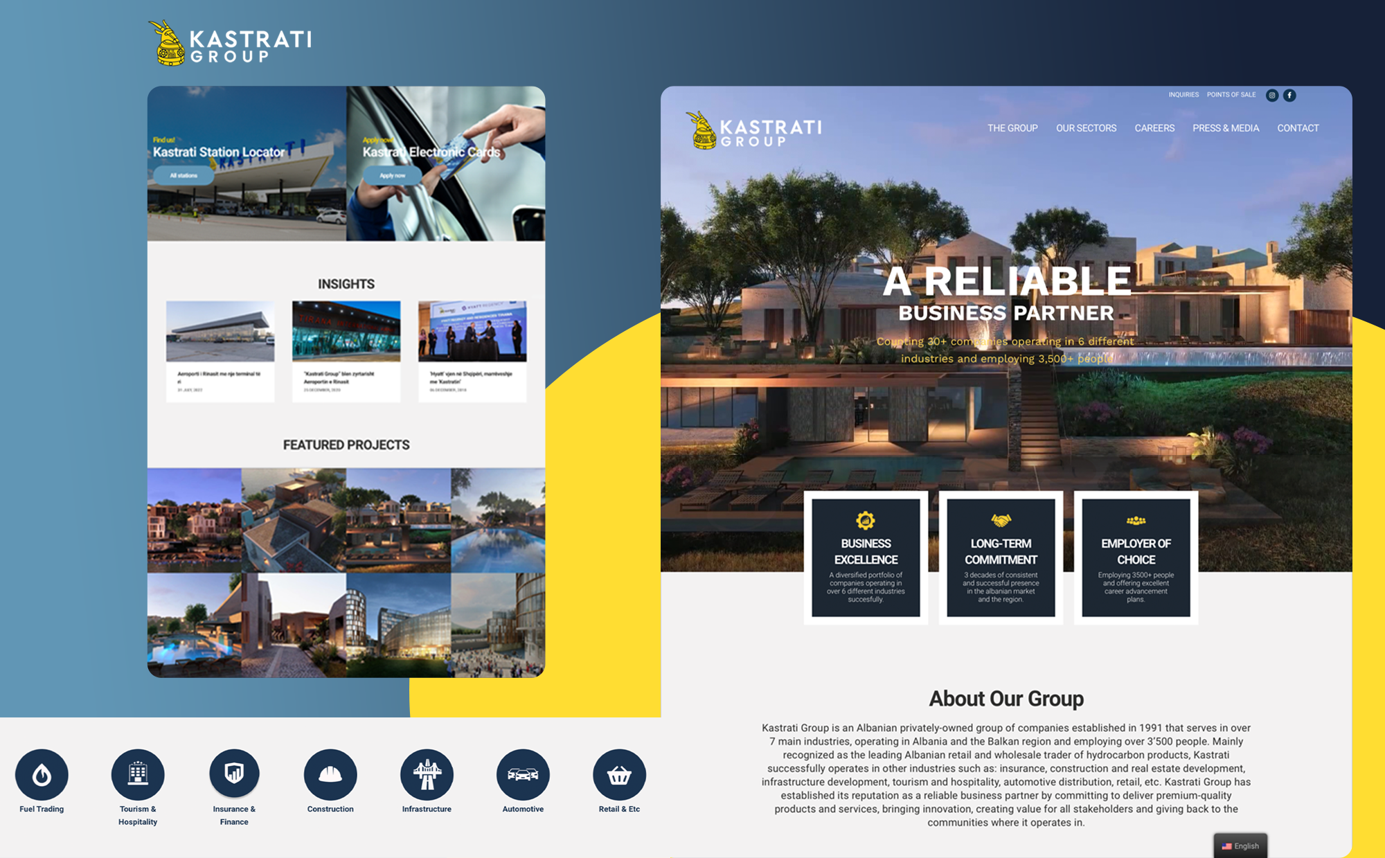 kastrati, web development